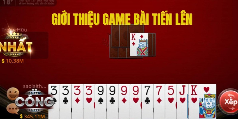 Game bài tiến lên miền Nam trí tuệ, thư giãn